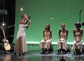 Rakia Traoré performs in Desdemona. Cal Performances