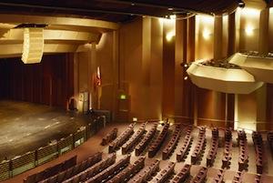 The empty Lincoln Theater, Napa Valley Symphony's venue