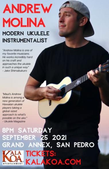 Andrew Molina, Modern Ukulele Instrumentalist