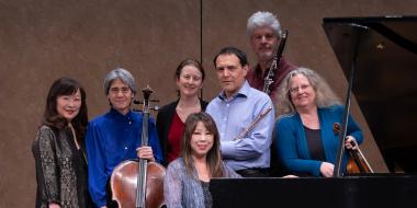 Earplay members: M. Chun, T. Moore, E. Rose, B. Tom, T. Brody, P. Josheff, T. Baune