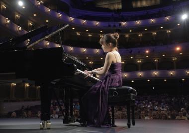 Rachel Cheung at the Van Cliburn. Photo by Ralph Lauer. 