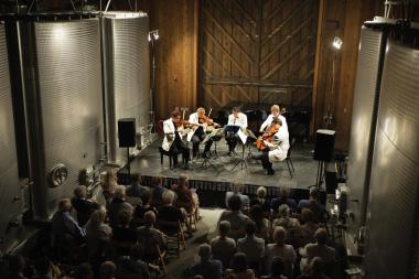 Music in the Vineyards concert at Frog's Leap Winery