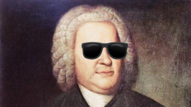 BACH with sunglasses