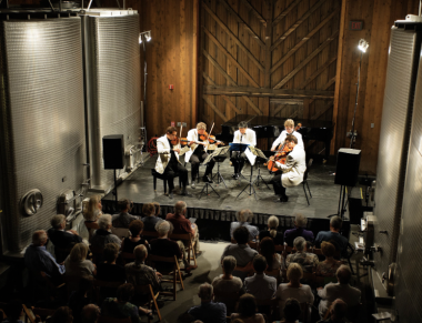 Music in the Vineyards concert at Frog's Leap Winery