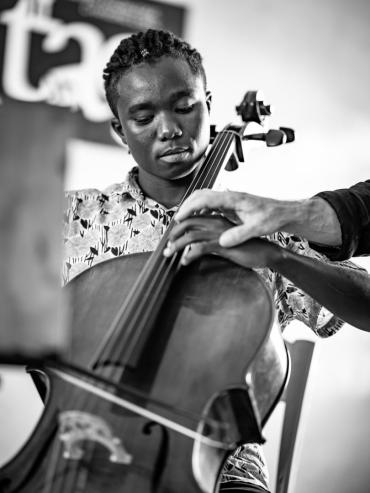 Ongoing music education in Nairobi, Kenya's Korogocho slum. 