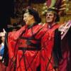 Sonia Gariaeff as Katisha and Wm H Neil as the Mikado 