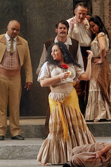 Anita Rachvelishvili in the Saturday <em>Carmen</em> performance 