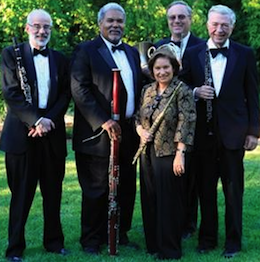 Stanford Woodwind Quintet Photo by Mark Brandenburg