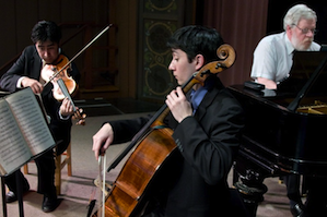 Aaron Requiro, David Requiro, and Miles Graber performing at Crowden in 2007 Photo by David Weiland