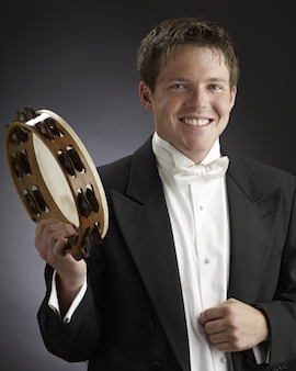 Incoming SFS principal percussionist Jacob Nissly Photo by Roger Mastroianni