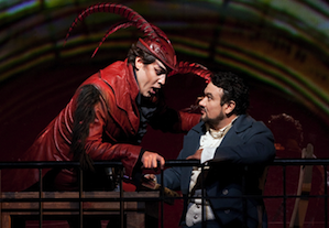 As Gounod's Méphistophélès, with Vargas as Faust, at the Met 