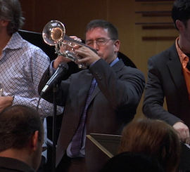 Mark Inouye (center), in one of his many non-symphonic roles