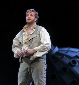 Brian Jagde in the Santa Fe <em>Tosca</em> Photo by Ken Howard