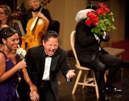 Janai Brugger, with Eleazar Rodriguez, at the 2010 Merola Finale Photo by Kristen Loken