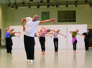 John Neumeier leading a rehearsal of the Hamburg company Photos by Holger Badekow