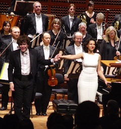 Khatia Buniatishvili, with Pablo Heras-Casado in Davies Hall 