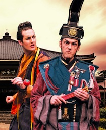 Chris Uzelac as Koko and Charles Martin as Pooh-Bah in The Mikado