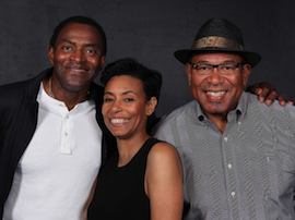 Steven Anthony Jones, on the right, with Carl Lumbly and Margo Hall