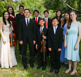 2013 Marin Music Chest winners; missing the photo session: Katarina Lee, Matthew Lee, Max Norman, and Michelle Ramseier Photo by Eric Chazankin  