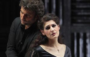 Kaufmann and Harteros in the Munich <em>Trovatore</em> Photo by Wilfried Hösl