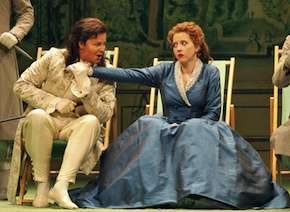 Lisette Oropesa with Susan Graham at the 2011 <em>Xerxes</em> Photo by Cory Weaver