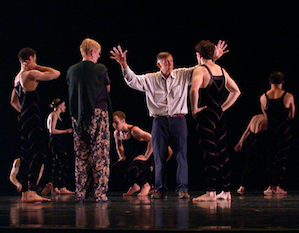 Paul Taylor rehearsing <em>Promethean Fire</em> Photo by Paul B. Goode