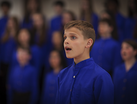 Andrés Beck-Ruíz sings solo in Kirke Mechem's "Daybreak in Alabama" 