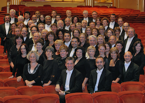 SFO Orchestra, with Nicola Luisotti and Giuseppe Finzi in front Photo by Cory Weaver 