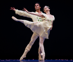 Maria Kochetkova and Joan Boada in Ashton's <em>Voices of Spring</em> Photos by Erik Tomasson