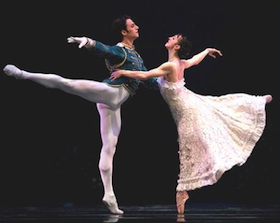 Rubén Martín and Lorena Feijoo in Antony Tudor's <em>Les Jardins Aux Lilas</em>