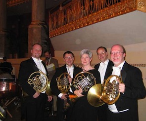 Bob Ward and Jonathan Ring on the right (dressed more formally for Vienna than for Sunday's concert)