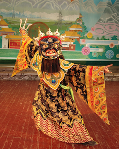 Dancers from Tibet participate in the Stanford Festival 