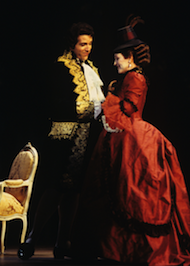 Frederica von Stade and Thomas Hampson in Susa's <em>Dangerous Liaisons</em> 