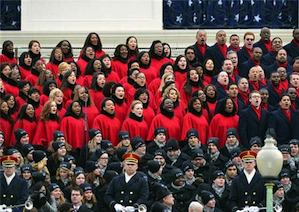 Brooklyn Tabernacle at the Inauguration Photos by AP pool coverage