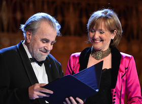 Frederica von Stade and Maximilian Schell in <em>A Salute to Vienna</em> 