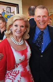 Donor Dede Wilsey, with David Gockley 