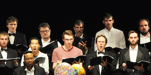 Members of the UC Berkeley Chamber Chorus in rehearsal for <em>Wozzeck</em>