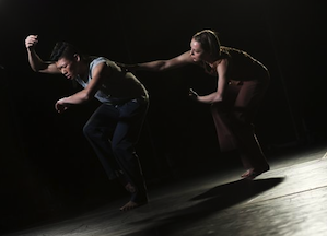 Matthew Rich and Acacia Schachte of Cedar Lake Contemporary Ballet perform in Crystal Pite's "Ten Duets on a Theme of Rescue," 