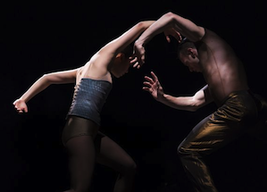 Jin Young Won (left) and Jason Kittelberger perform in Jirí Kylián's "Indigo Rose,"