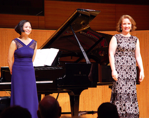 Pei-Yao Wang and Sasha Cooke in their Friday double debut Photo by Michael Strickland