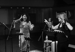 Debra Del Mastro (from left) and Susan Gundunas provide vocals for the Marin Project