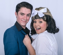 Tony Canaty (Link Larkin) and Shelby Stewart (Tracy Turnblad)