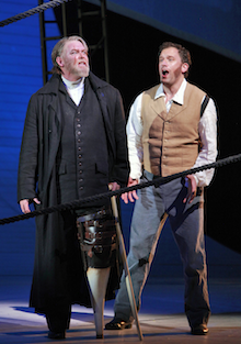 Moby Dick  Jay Hunter Morris (Captain Ahab) and Morgan Smith (Starbuck)