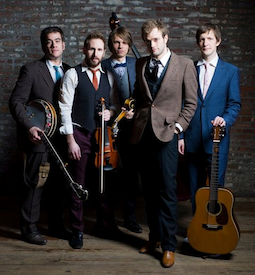 The Punch Brothers, Chris Thile second from right 