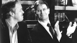 Edo de Waart and Herbert Blomstedt at the succession, 1984 