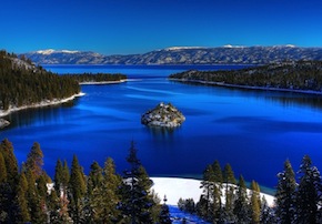 Stringing along, Lake Tahoe