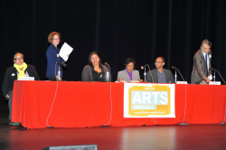 Christina Olague, Thea Selby, London Breed, Belva Davis, Julian Davis and John Rizzo