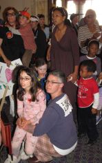 Children waiting to testify