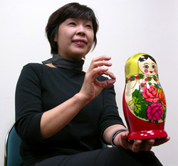 Masami Takeuchi and her Matryomin