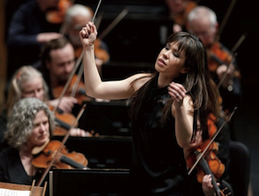 Sarah Hicks, shown here with the Minnesota Orchestra Photograph by Greg Helgeson